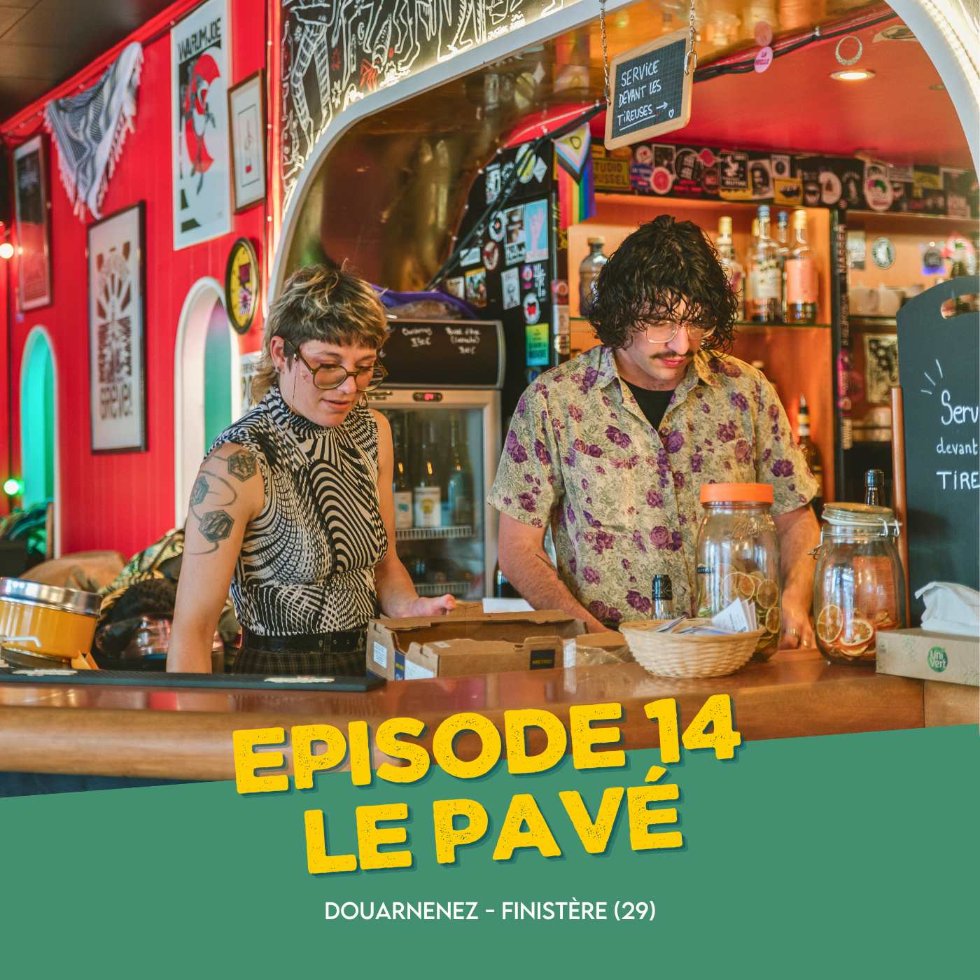 vignette podcast Notes de comptoir épisode 14 vue du bar Le Pavé